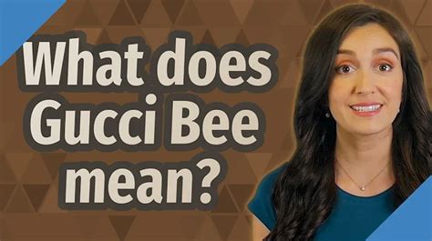 what does the gucci bee symbolize